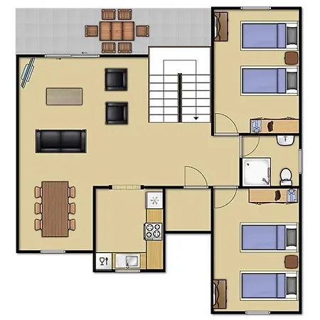 Cala'n Blanes Sleeps 7 Pool Air Con Wifi * Cala'N Blanes (Menorca)